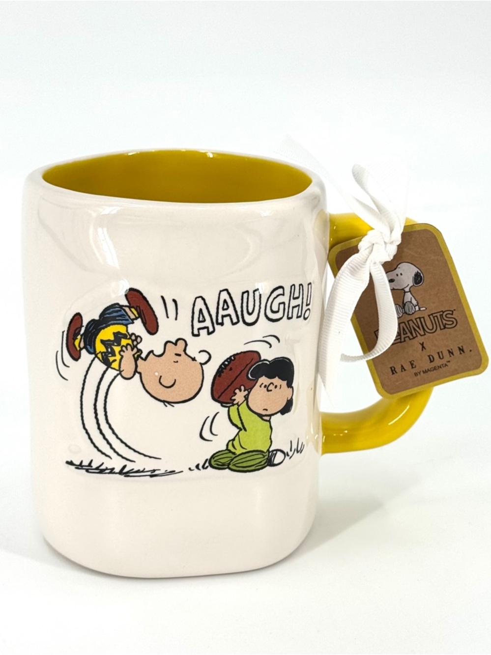 NWT Rae Dunn x Peanuts Football Season w/Charlie BrownCoffee Cup